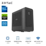 Mini PC Zotac MAGNUS ONE CPU I7-14700, Ram 16GB DDR5, SSD 512GB, WIFI+BT, HDMI, DisplayPort, USB-C, ZBOX-ERP74070SC-BE1
