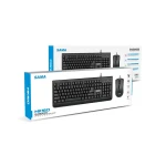 Bàn phím + Chuột Sama MK160, Kết nối USB, màu đen, chống nước, Dây cáp 1,5m