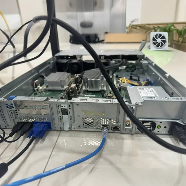 Máy chủ cũ HP Proliant DL80 G9, 2 x CPU Xeon E5-2650L v3, Ram 16GB, PSU 550W