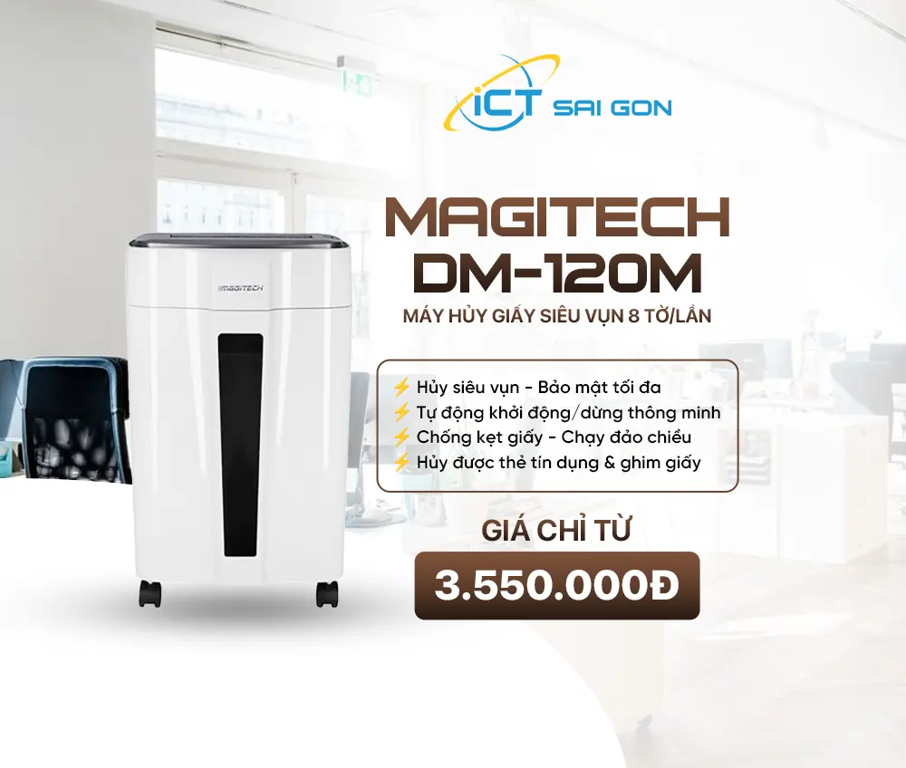 Máy hủy Magitech dm-120m