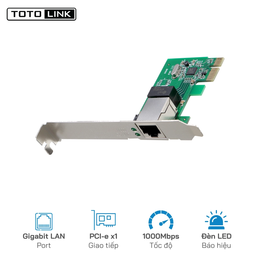 Card mạng ToToLink PCI-e Gigabit PX1000