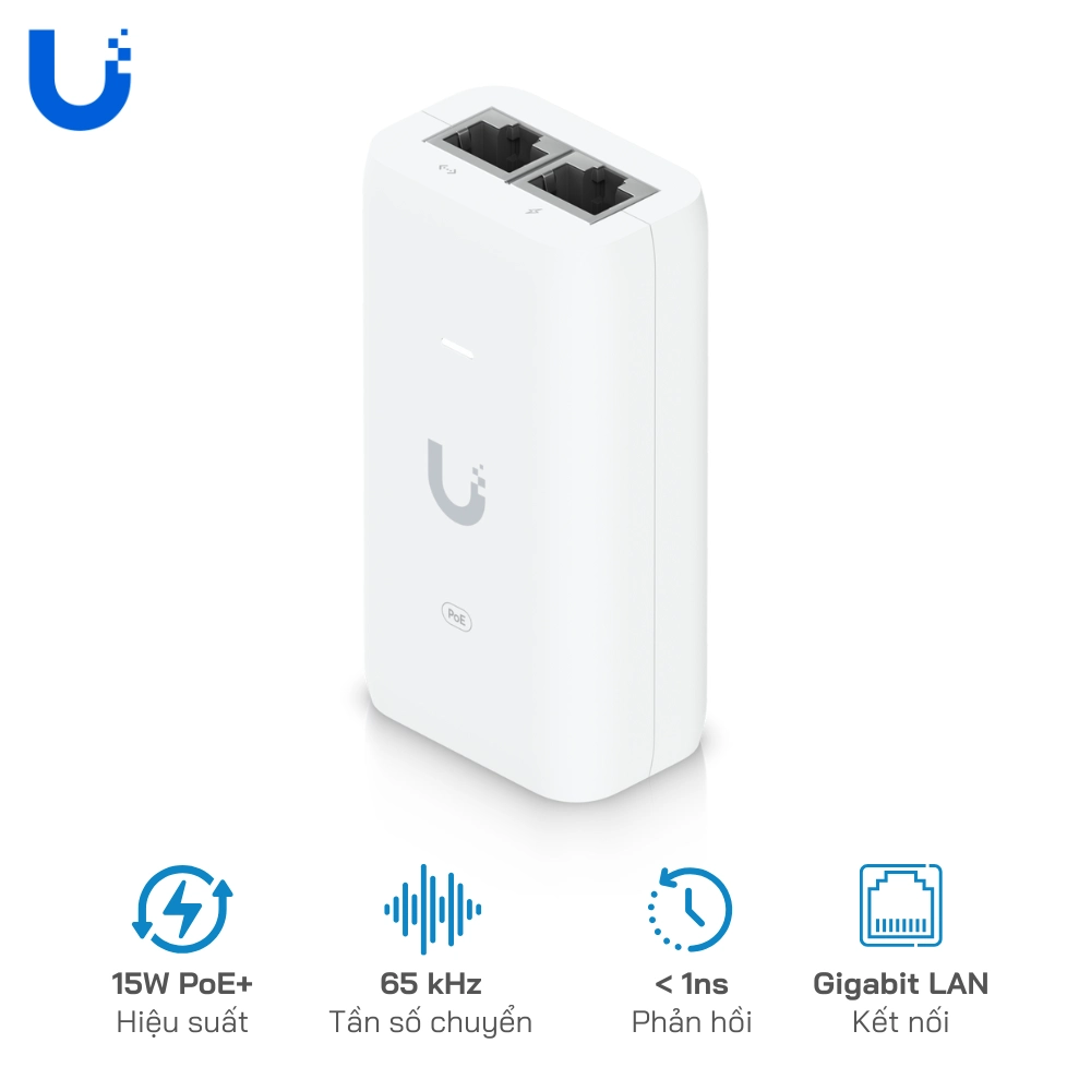 PoE Adapters Unifi U-PoE-AF 15w