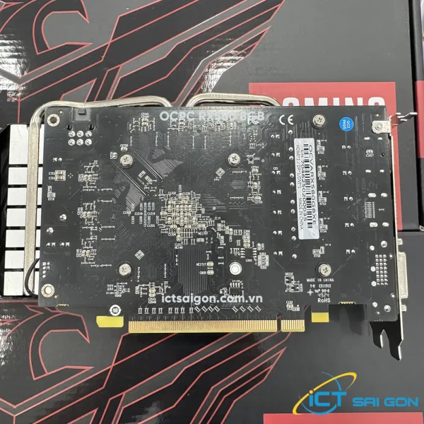 Card màn hình OCPC RX580 8GB GDDR5 256Bit - cổng xuất hình: HDMI x1, DVI x1, DisplayPort x1, 2 quạt, 8-pin
