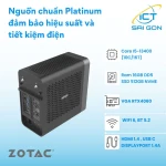 Mini PC Zotac MAGNUS ONE Cpu I5-13400, Ram 16GB DDR5, SSD 512GB, WIFI+BT, HDMI, DisplayPort, USB-C, ZBOX-ERP54060C-BE1